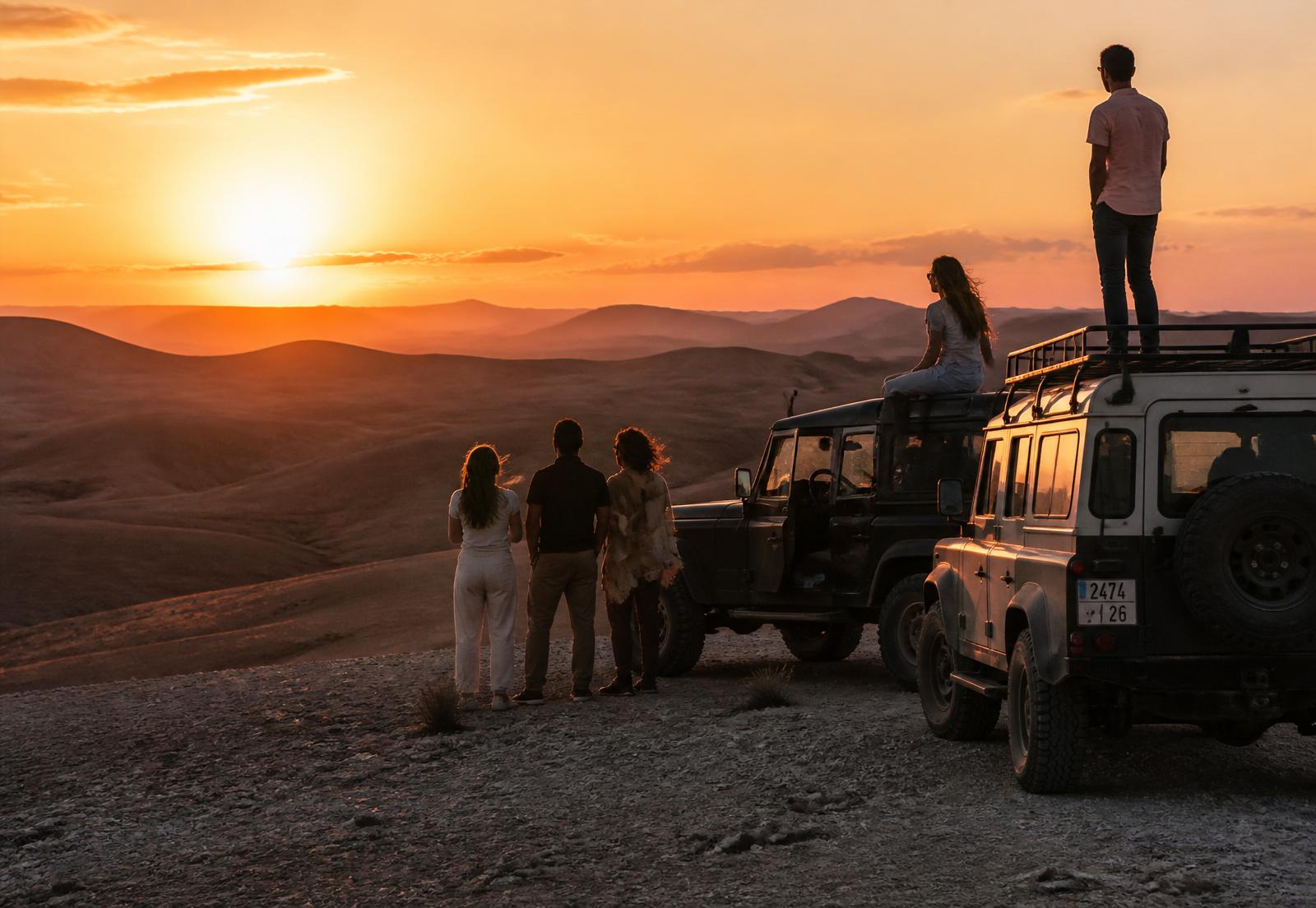 Desert sunset excursion